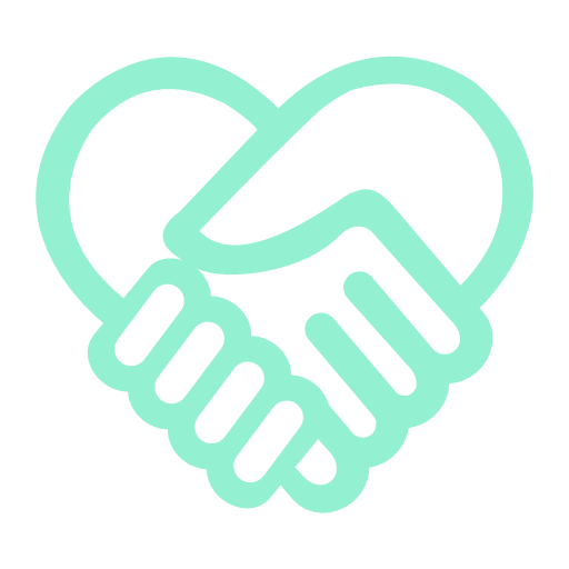 Peer help graphic, holding hands symbolizing reaching out for help